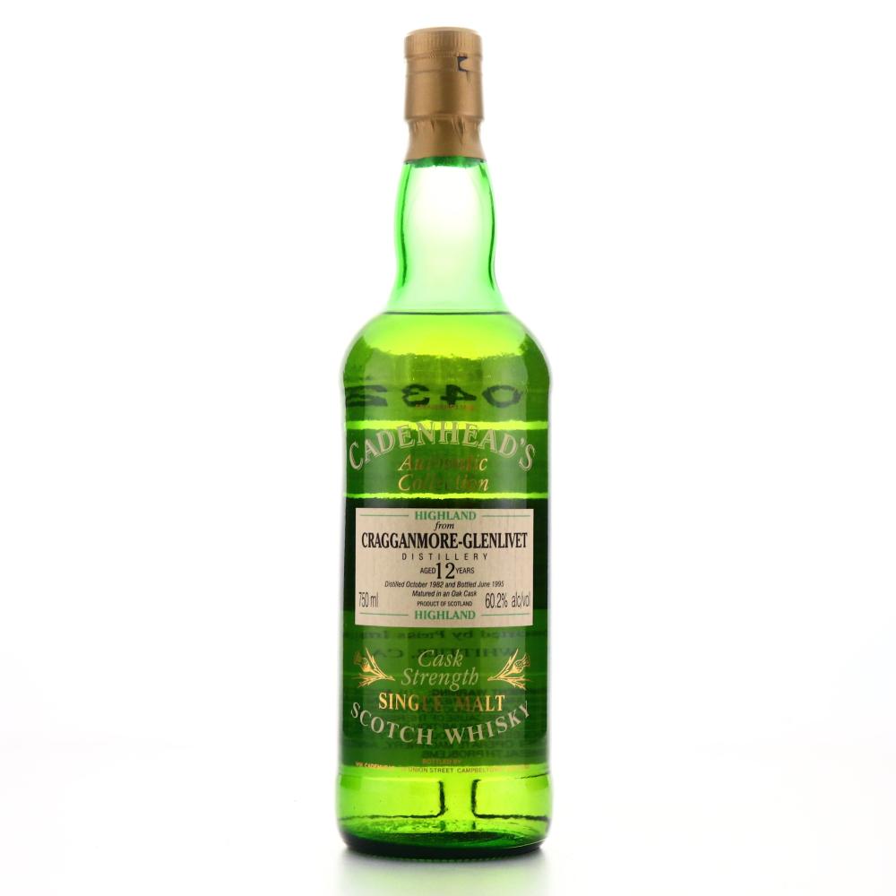 Cragganmore 1982 Cadenhead's 12 Year Old 75cl / US Import