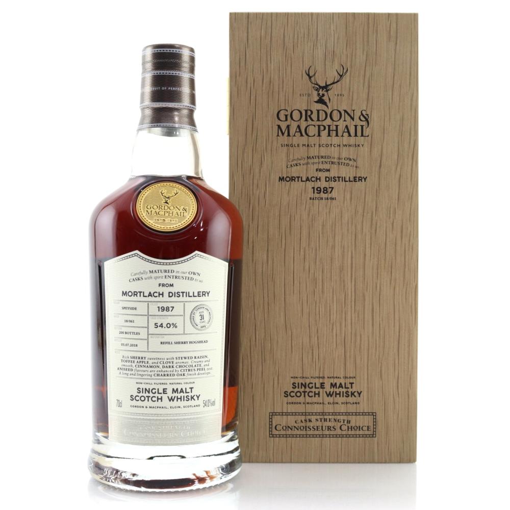 Mortlach 1987 Gordon and MacPhail 31 Year Old Cask Strength