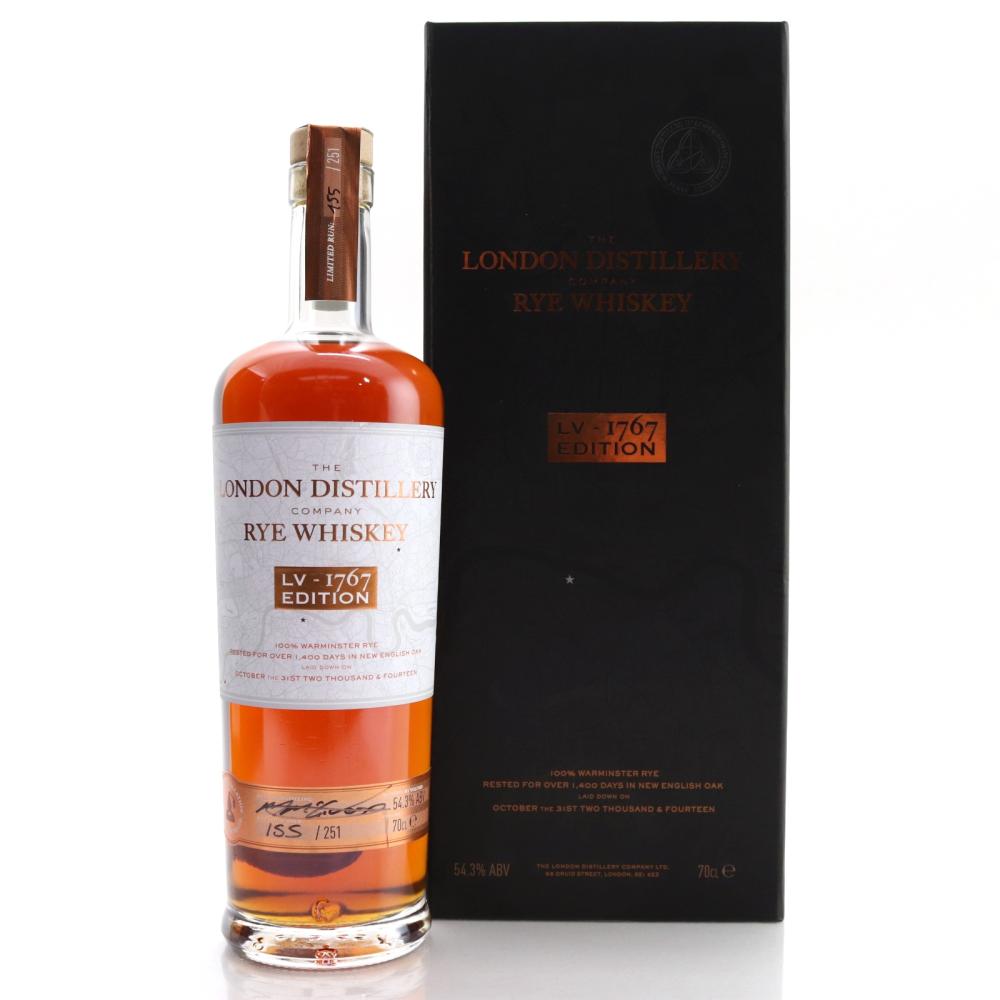 London Distillery 2014 Rye Whisky