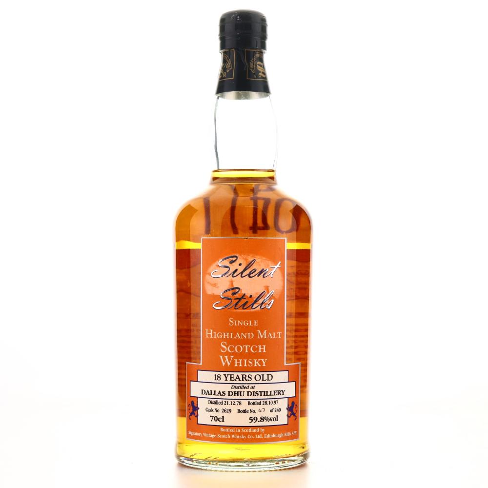 Dallas Dhu 1978 Signatory Vintage 18 Year Old Silent Stills