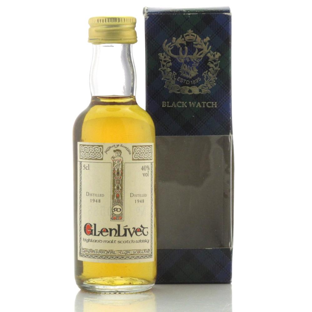 Glenlivet 1948 Gordon and MacPhail 50 Year Old Miniature 5cl 'Book of Kells'