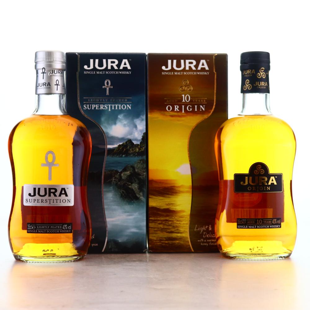 Jura 10 Year Old & Superstition 2 x 35cl