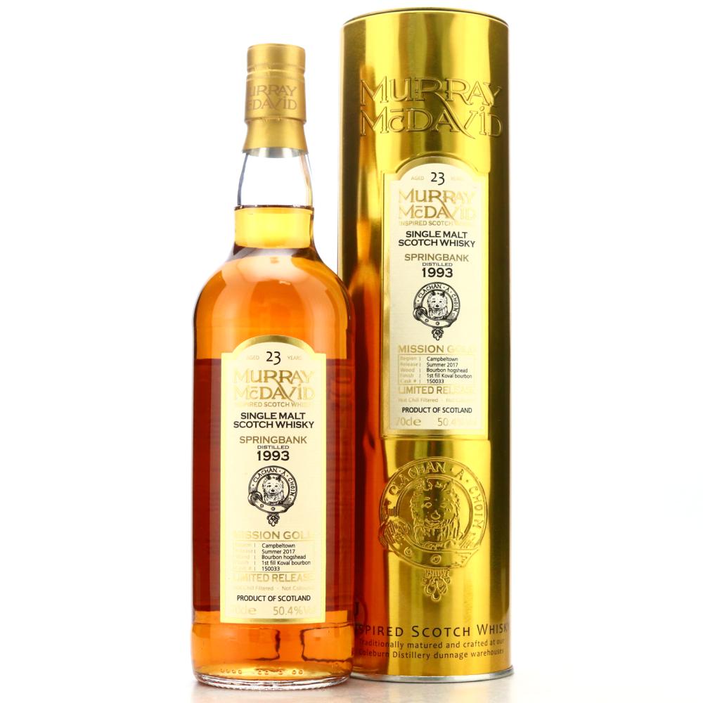 Springbank 1993 Murray McDavid 23 Year Old Mission Gold