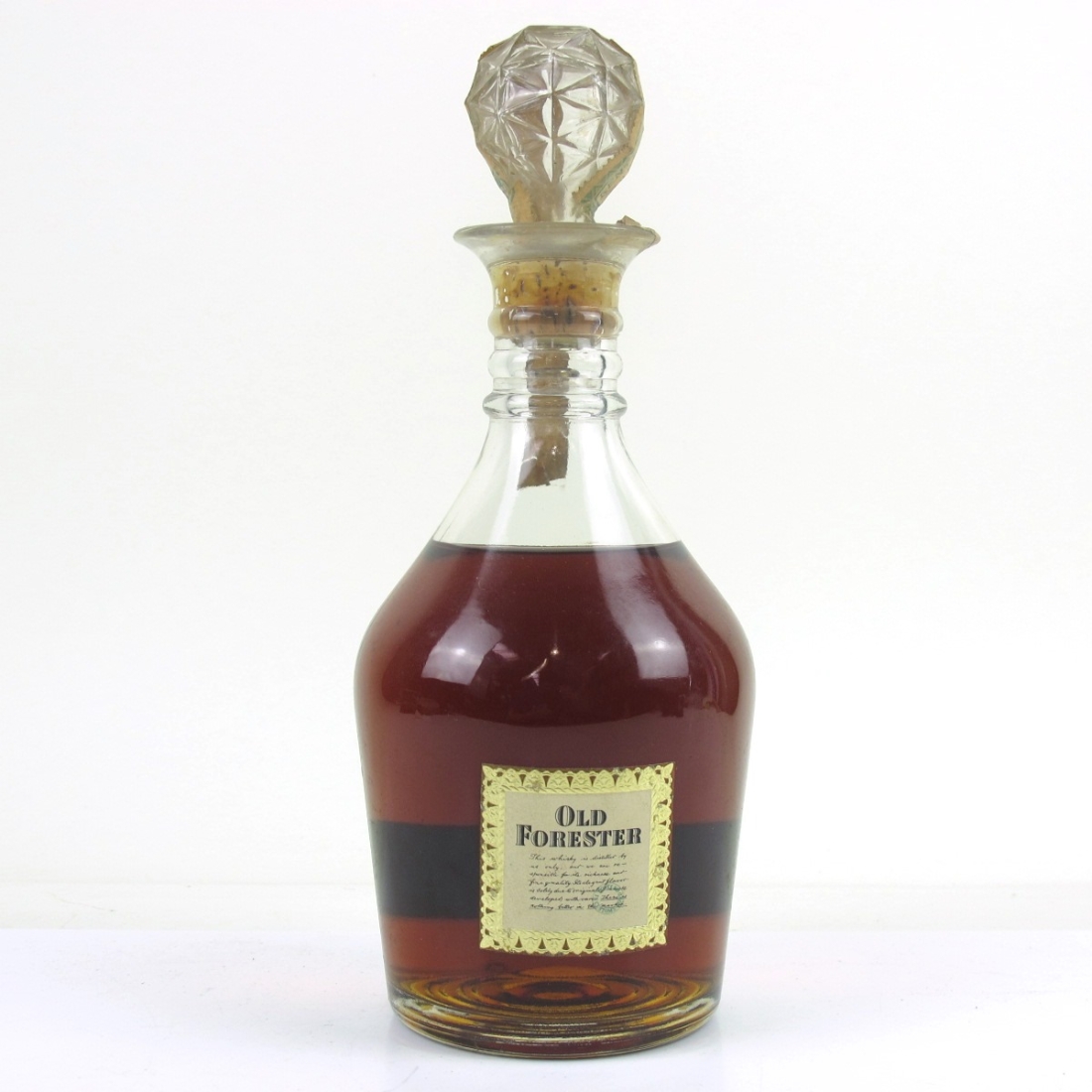 Old Forester Decanter 1960s