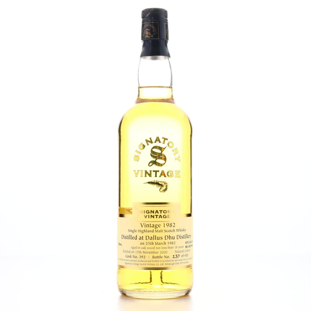 Dallas Dhu 1982 Signatory Vintage 18 Year Old 75cl / US Import