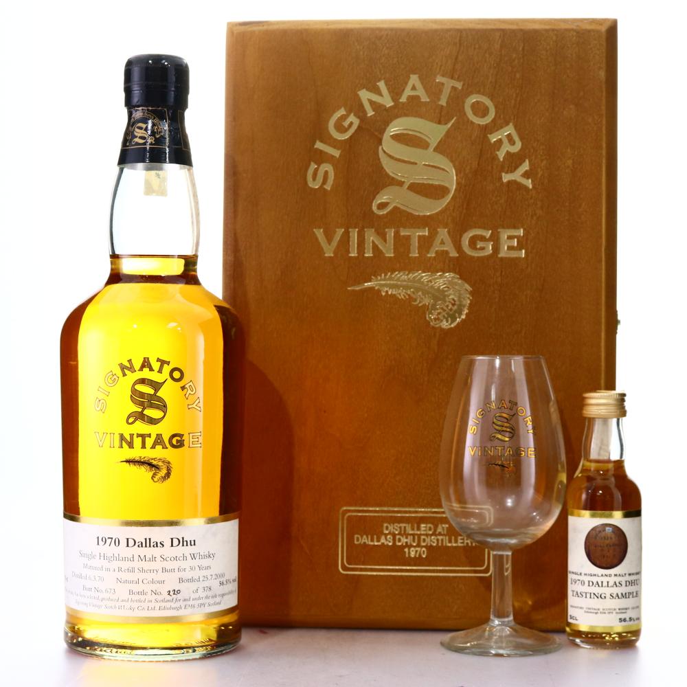 Dallas Dhu 1970 Signatory Vintage 30 Year Old