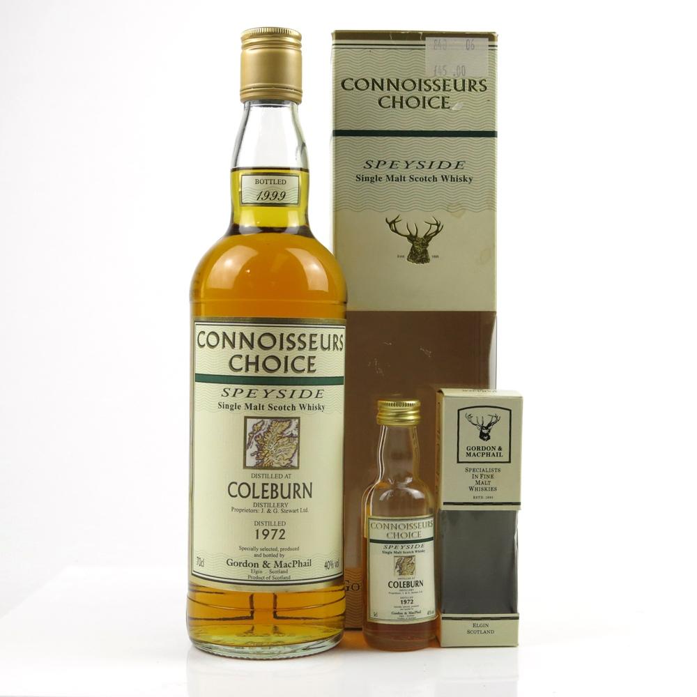 Coleburn 1972 Gordon and MacPhail Including Miniature