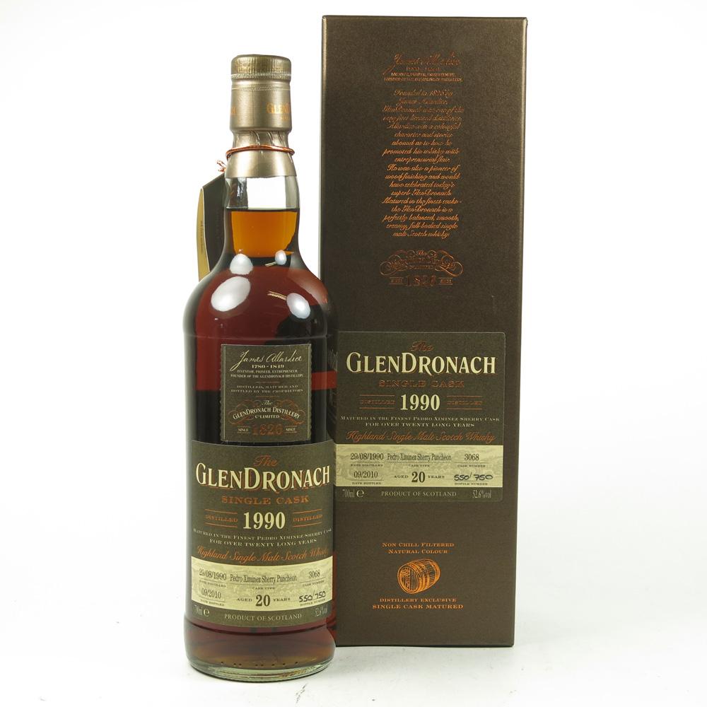 Glendronach 1990 20 Year OldSingle Cask #3068