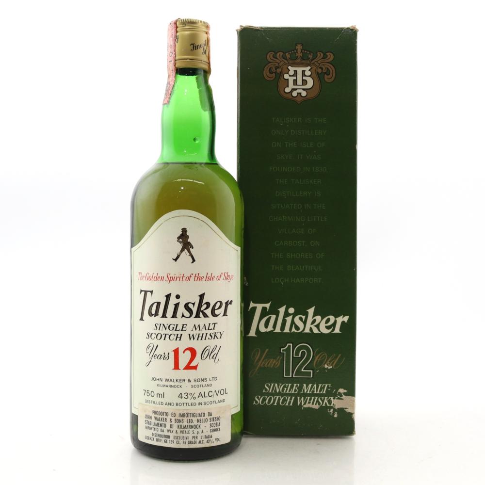 Talisker 12 Year Old 1980s