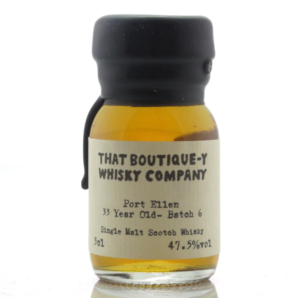 Port Ellen 33 Year Old That Boutique-y Whisky Company Batch #6 Miniature 3cl