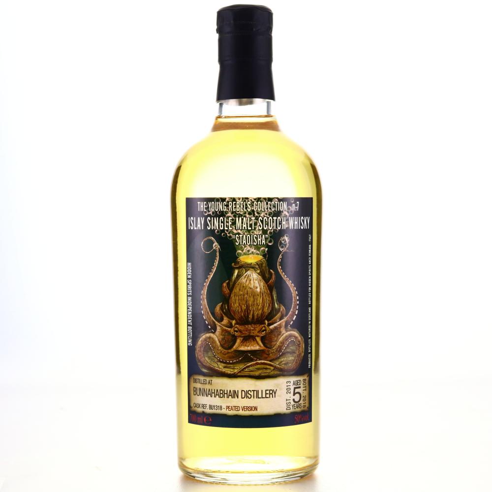Bunnahabhain Staoisha 2013 Hidden Spirits 5 Year Old / Young Rebels No.7