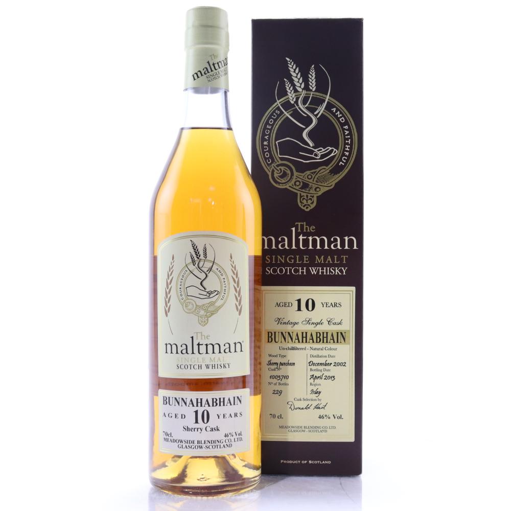 Bunnahabhain 2002 Maltman 10 Year Old