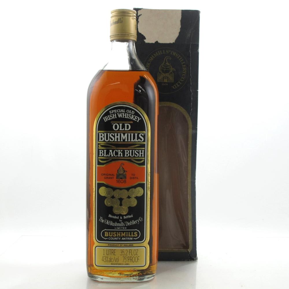 Bushmills Black Bush 1980s 1 Litre