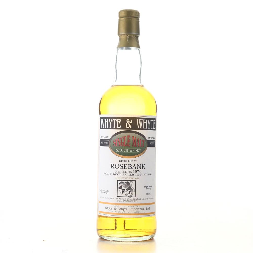 Rosebank 1974 Whyte and Whyte 18 Year Old 75cl / Spirits Library