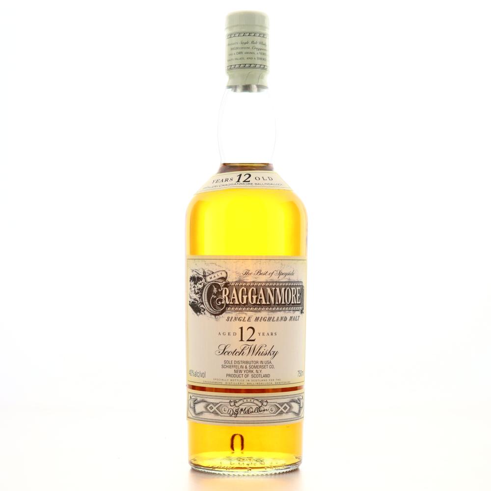 Cragganmore 12 Year Old 75cl 1990s / US Import
