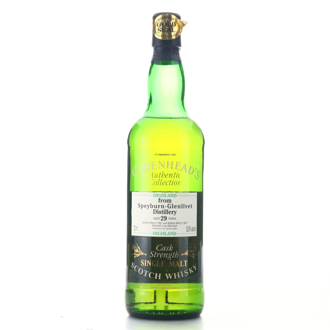 Speyburn 1967 Cadenhead's 29 Year Old 75cl / US Import
