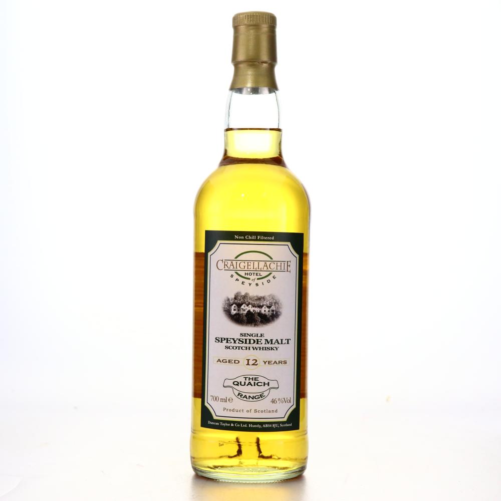 Craigellachie 12 Year Old Duncan Taylor