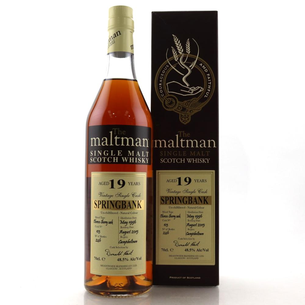 Springbank 1996 Maltman 19 Year Old