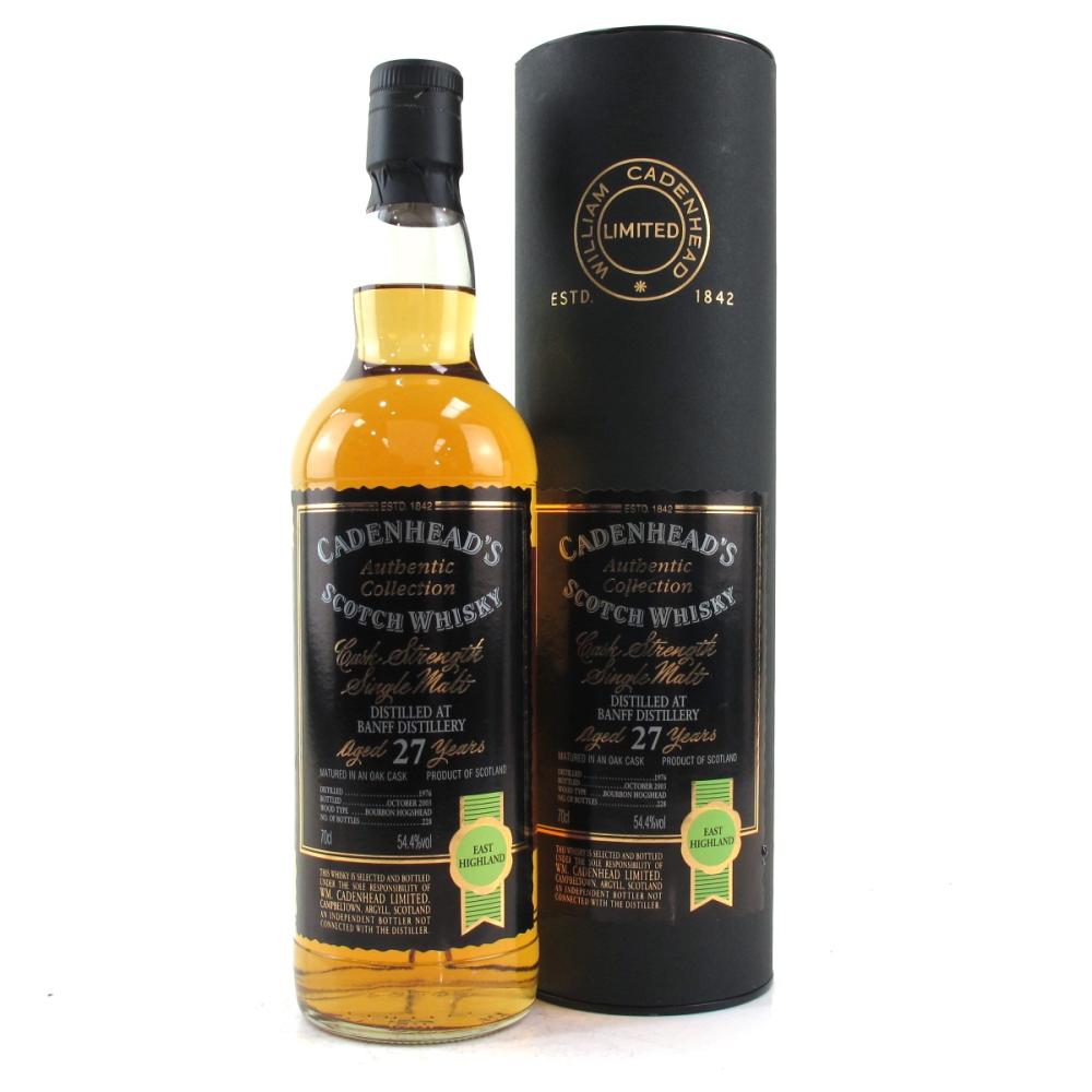 Banff 1976 Cadenhead's 27 Year Old