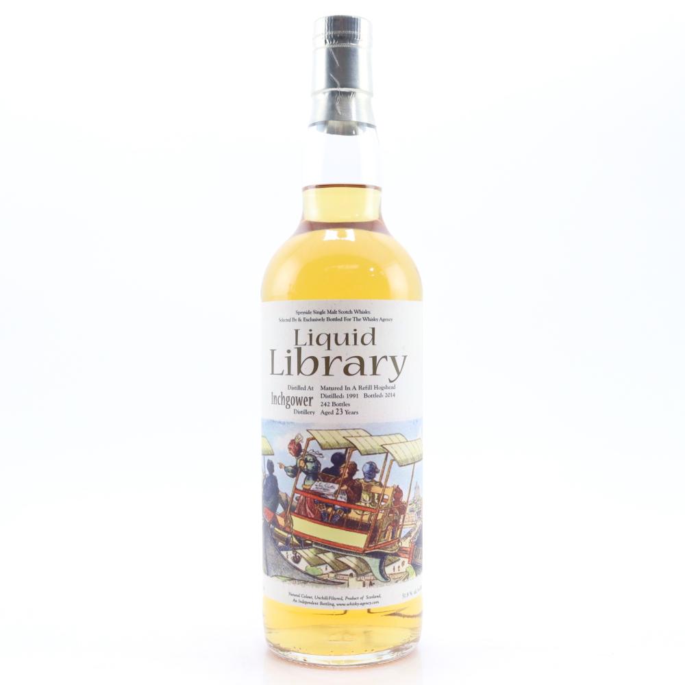 Inchgower 1991 Whisky Agency 23 Year Old / Liquid Library