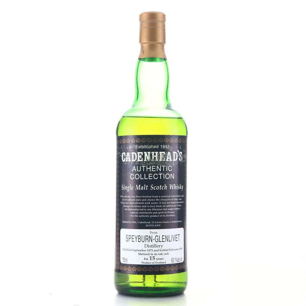 Speyburn 1975 Cadenhead's 15 Year Old 
