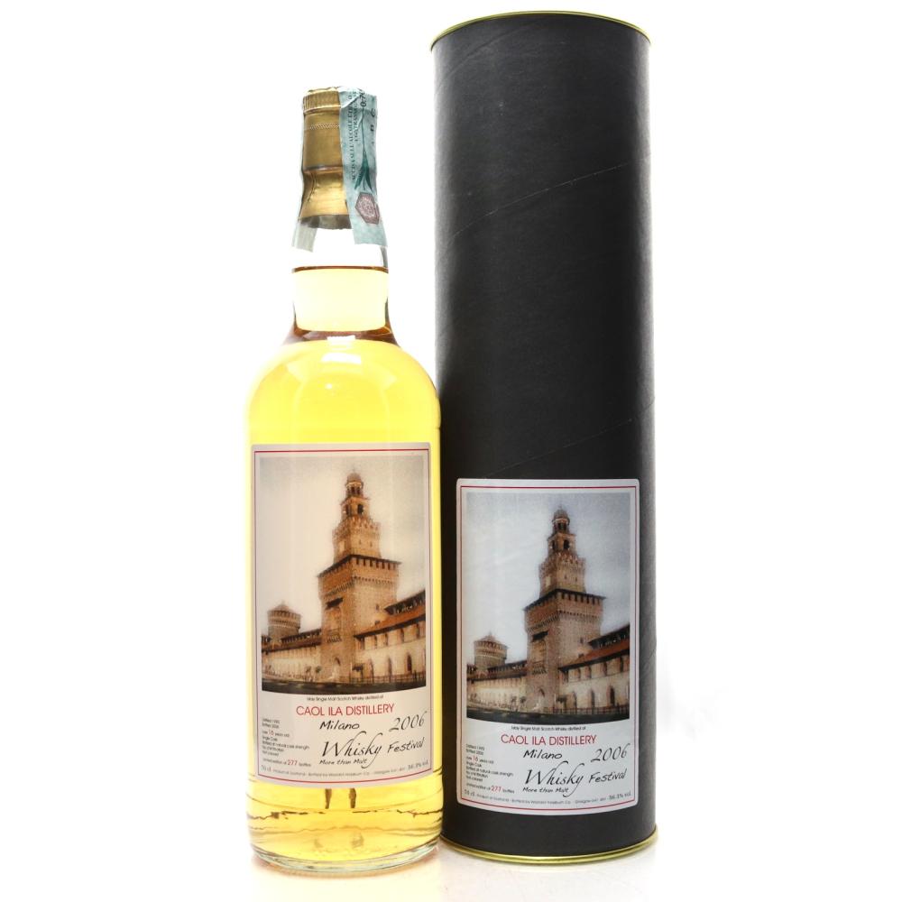 Caol Ila 1990 Milan Whisky Festival 16 Year Old / Signed