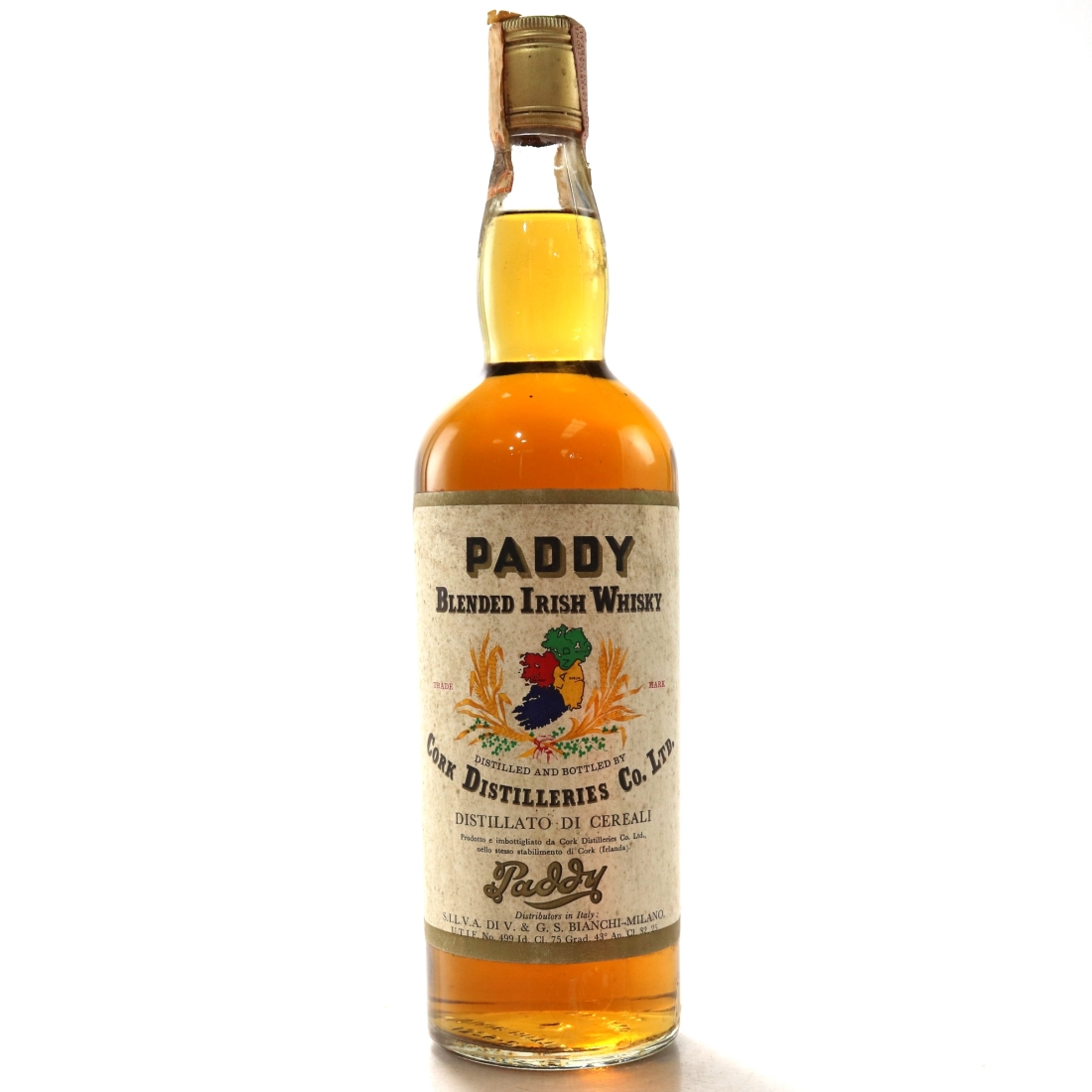 Paddy Old Irish Whiskey 1960/70s