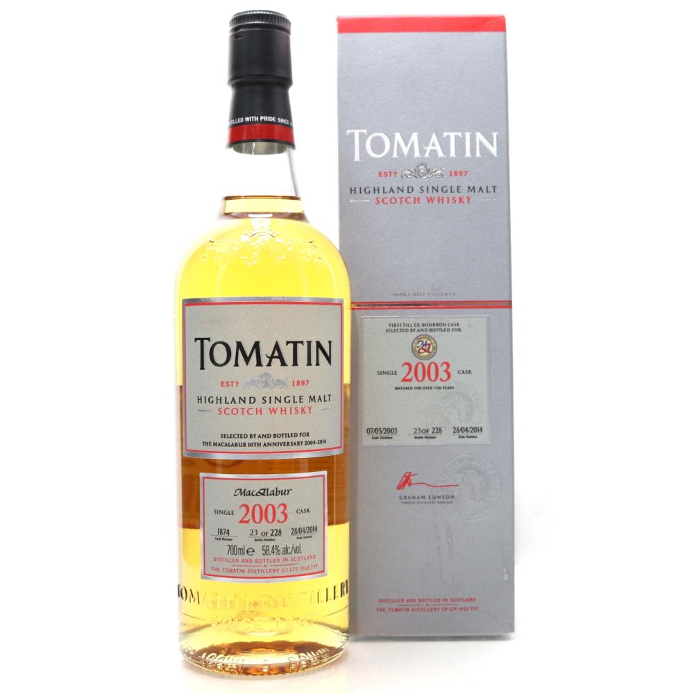 Tomatin 2003 Single Cask #1874 / MacAlabur