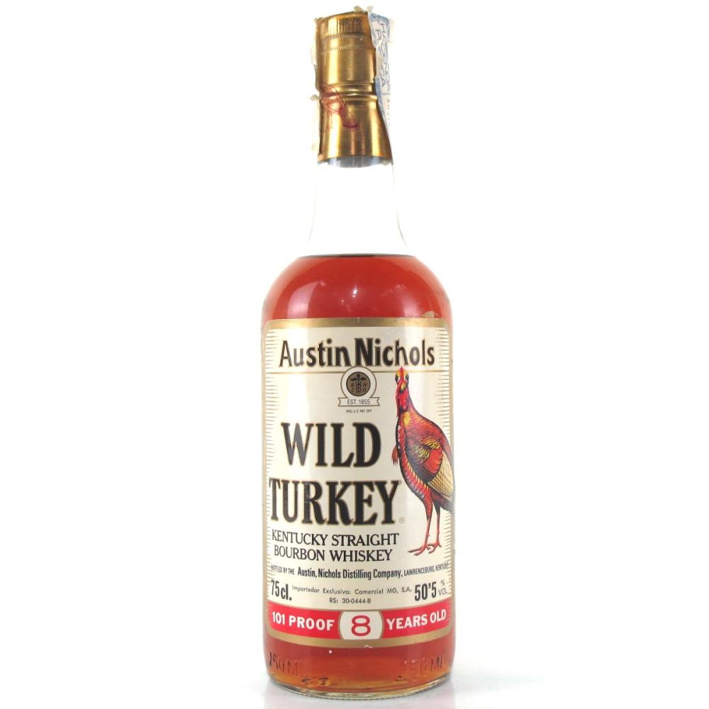 Wild Turkey 101 Proof 8 Year Old 1980s
