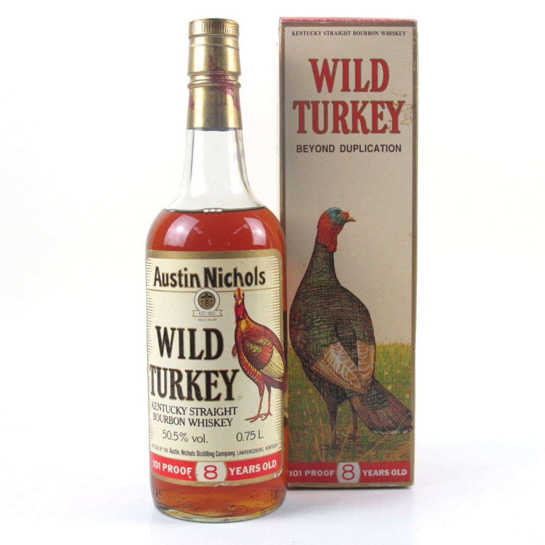 Wild Turkey 8 Year Old 101 Proof Circa 1980s 