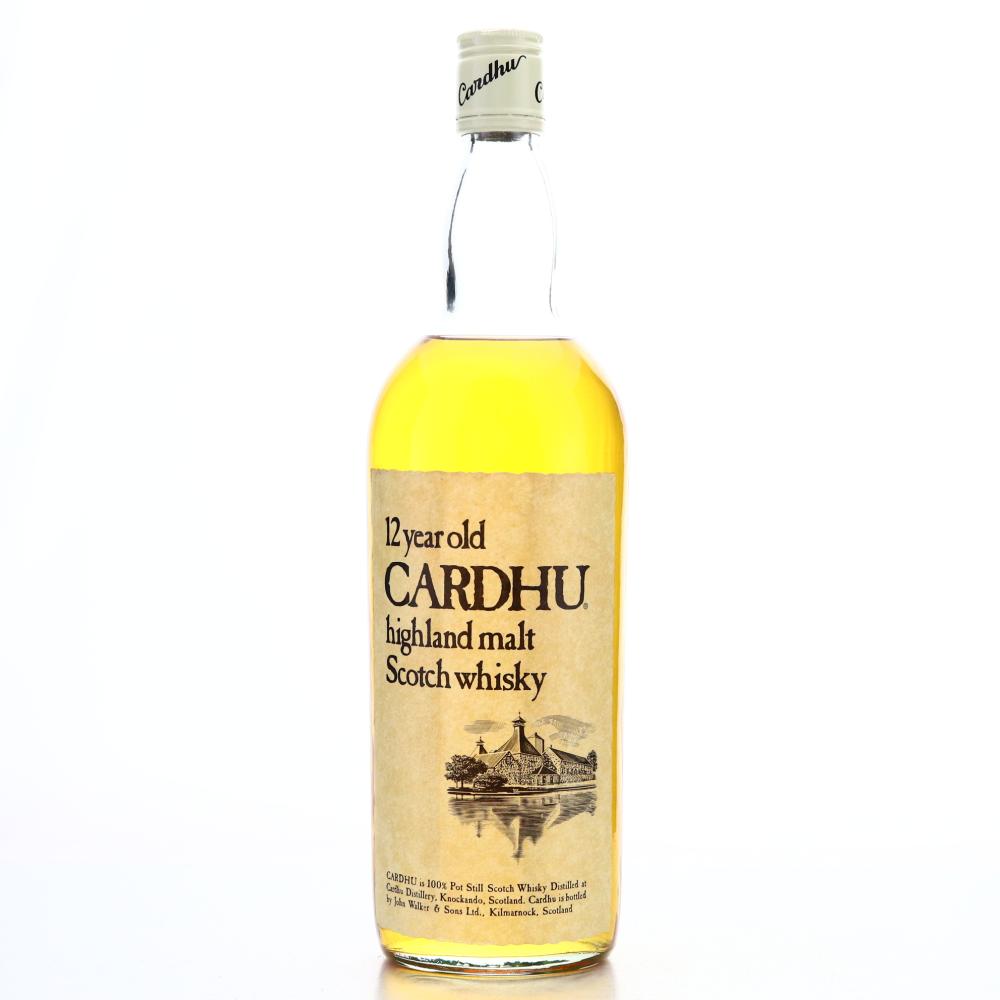 Cardhu 12 Year Old John Walker and Sons 1 Litre 1970s