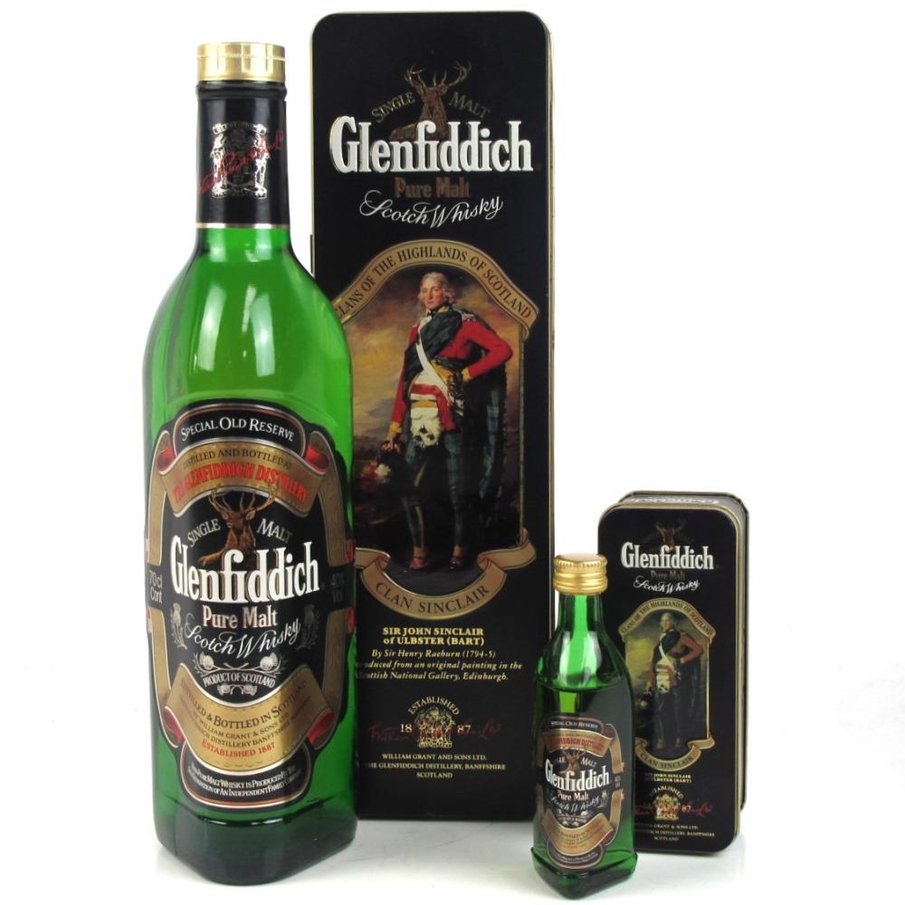 Glenfiddich Clans of the Highlands / Clan Sinclair Including Miniature