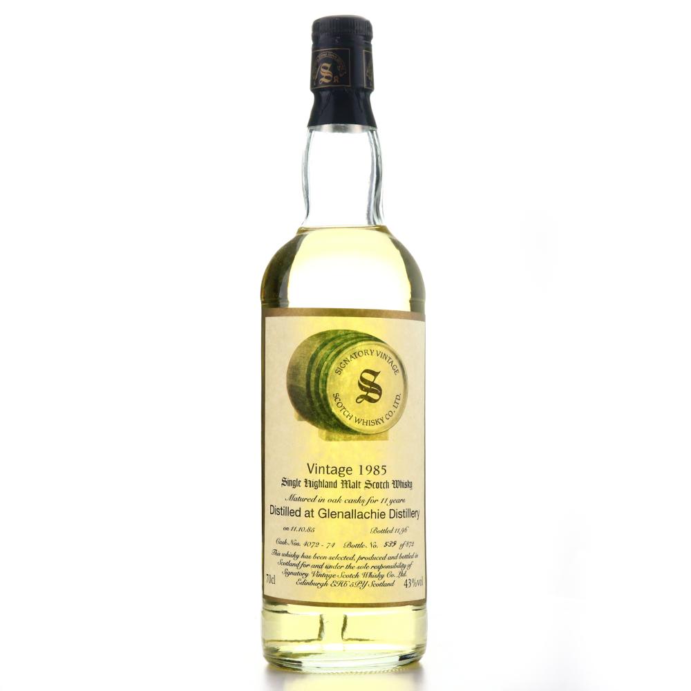 Glenallachie 1985 Signatory Vintage 11 Year Old