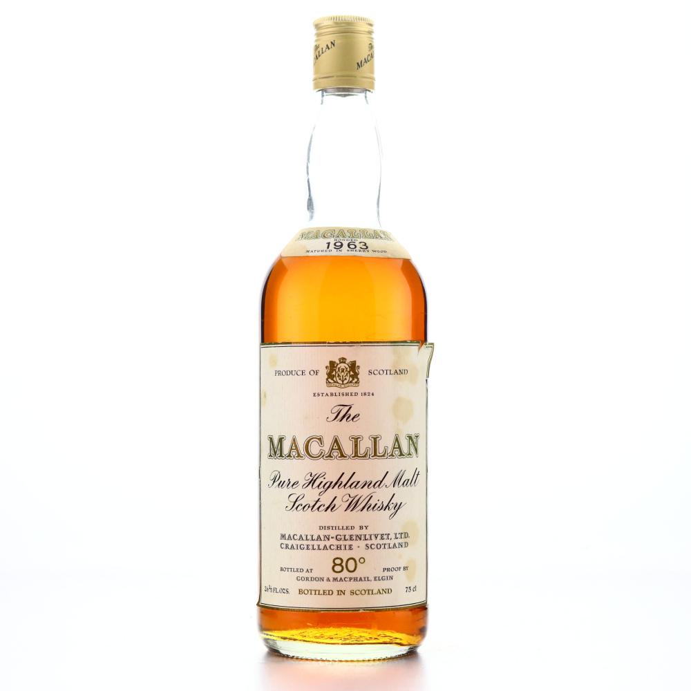 Macallan 1963 Gordon and MacPhail 80 Proof