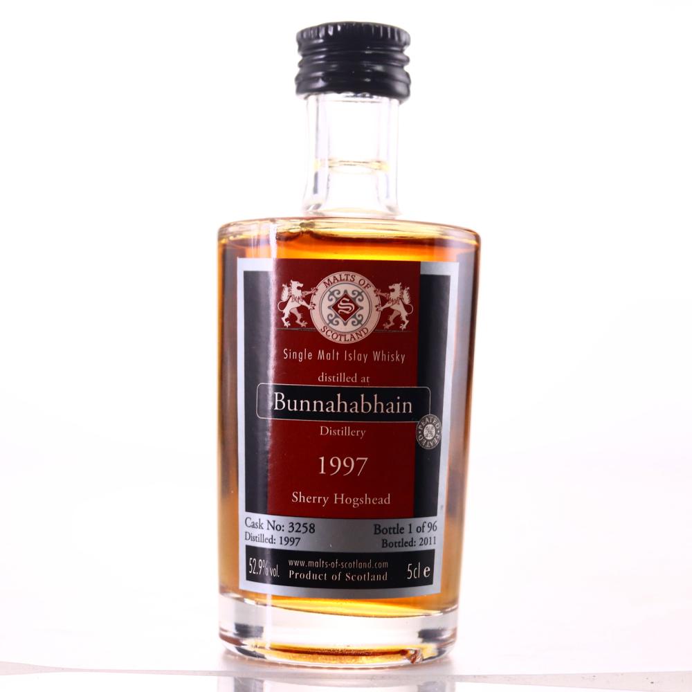 Bunnahabhain 1997 Malts Of Scotland Sherry Hogshead Miniature