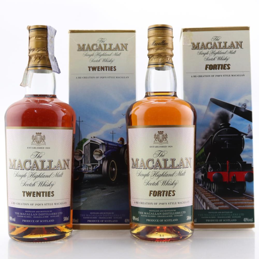 Macallan Decades Selection 2 x 50cl / Twenties and Forties