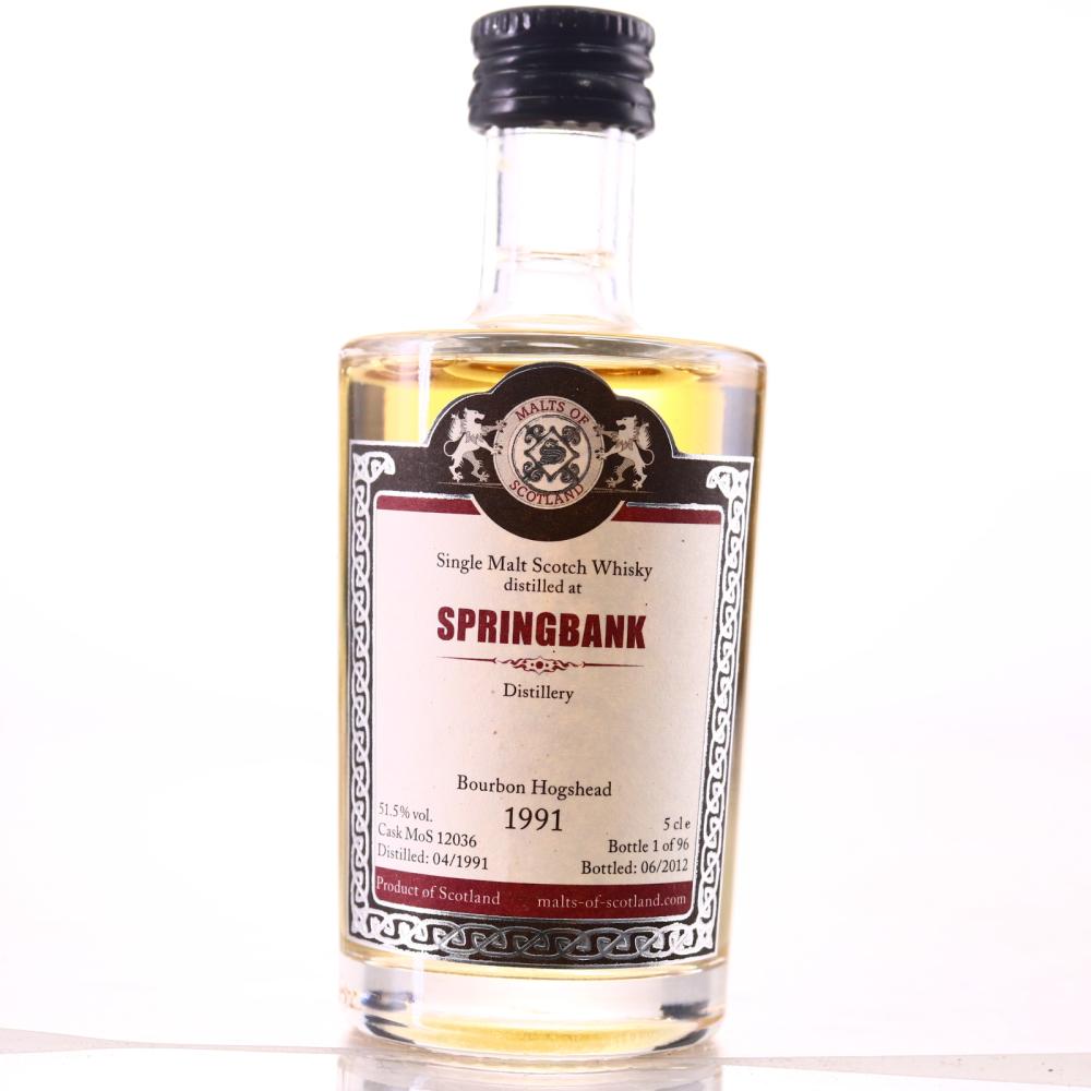 Springbank 1991 Malts of Scotland Miniature
