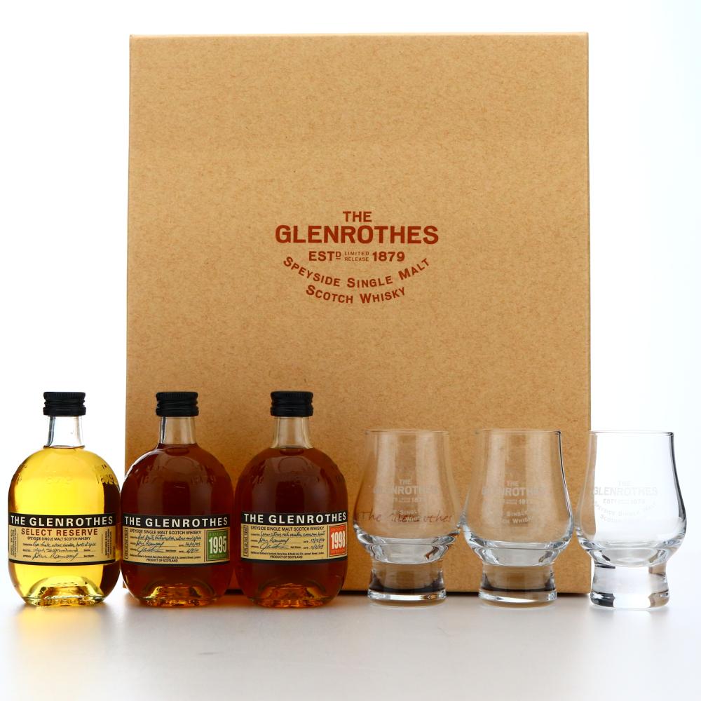 Glenrothes Miniature Gift Pack 3 x 10cl / with Glasses