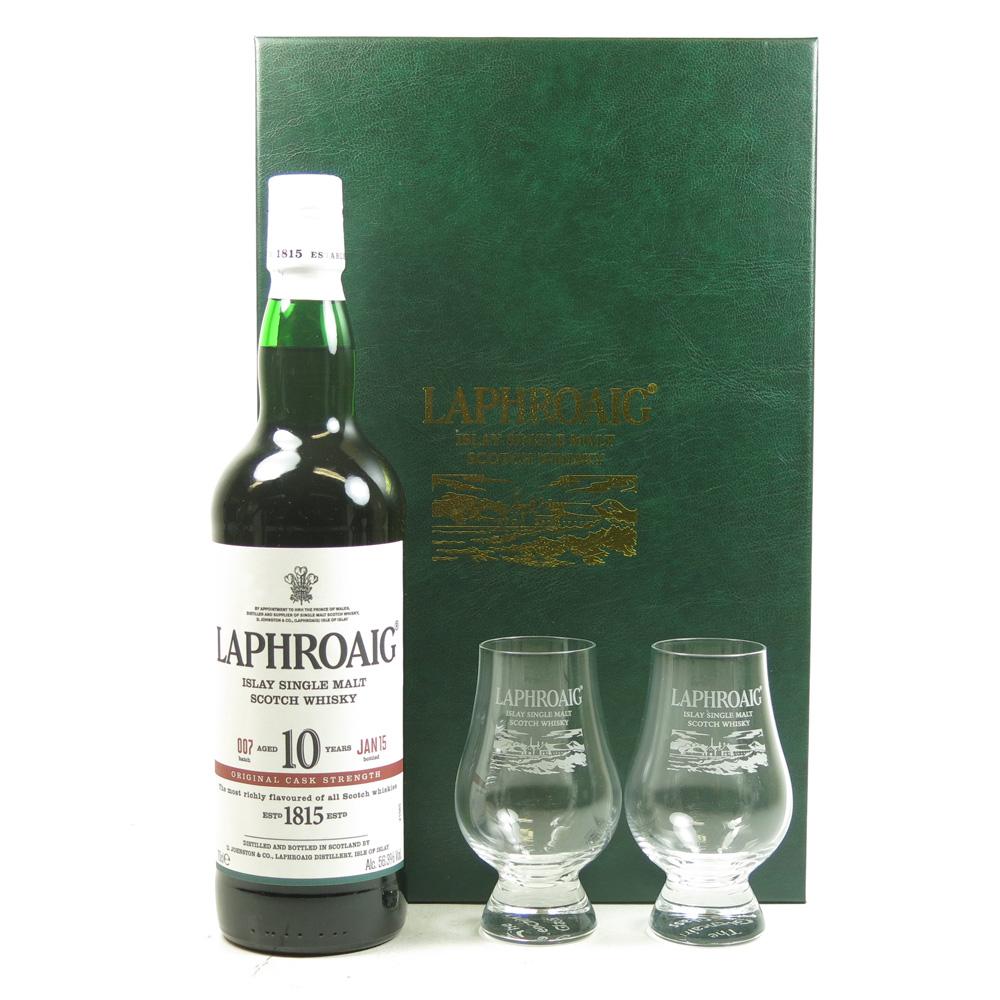 Laphroaig 10 Year Old Cask Strength Batch #07 200th Anniversary / Gift Pack