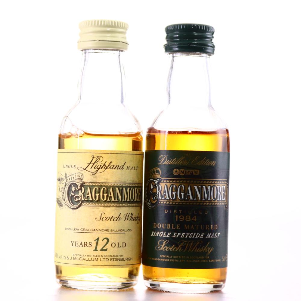 Cragganmore Miniatures  x 2 / includes Cragganmore 1984