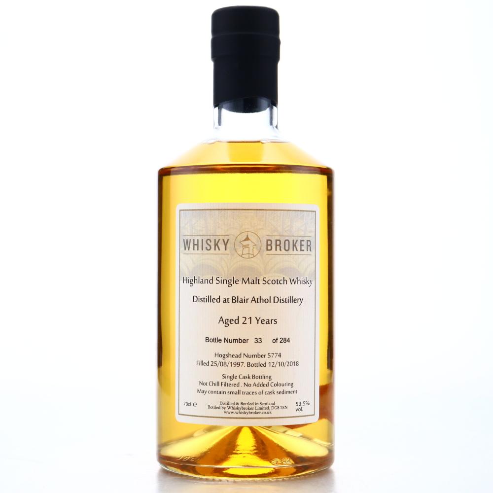 Blair Athol 1997 Whisky Broker 21 Year Old