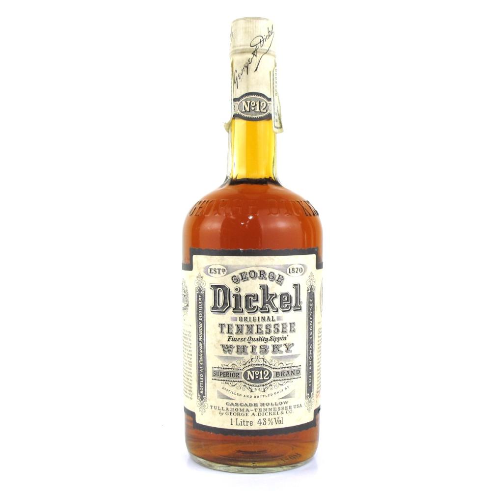 George Dickel Old No.12 Brand 1 Litre 1990s
