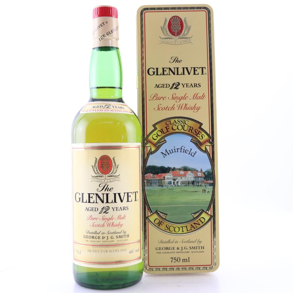 Glenlivet 12 Year Old Muirfield Classic Golf Courses 75cl