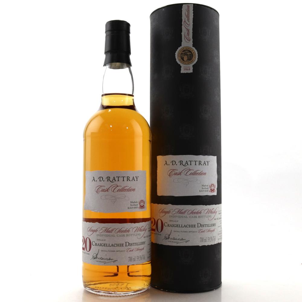 Craigellachie 1991 A.D. Rattray 20 Year Old