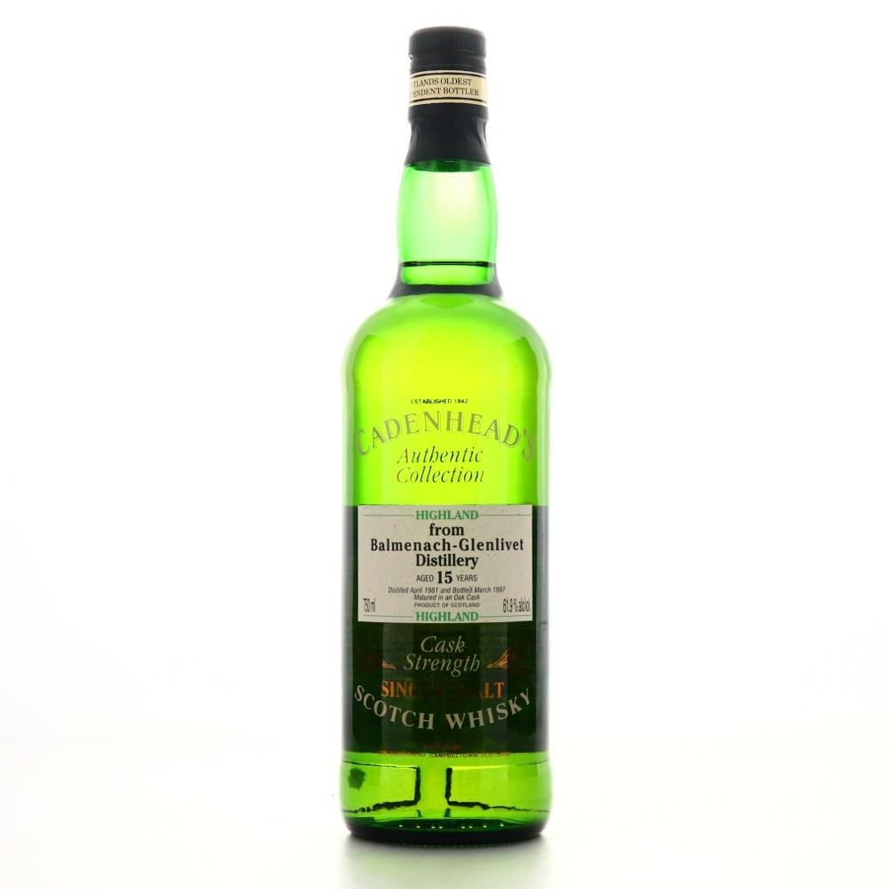 Balmenach 1981 Cadenhead's 15 Year Old 75cl / US Import