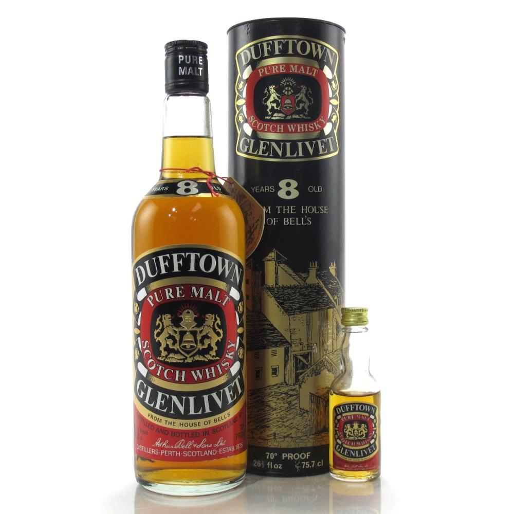 Dufftown 8 Year Old 1970s / with Miniature