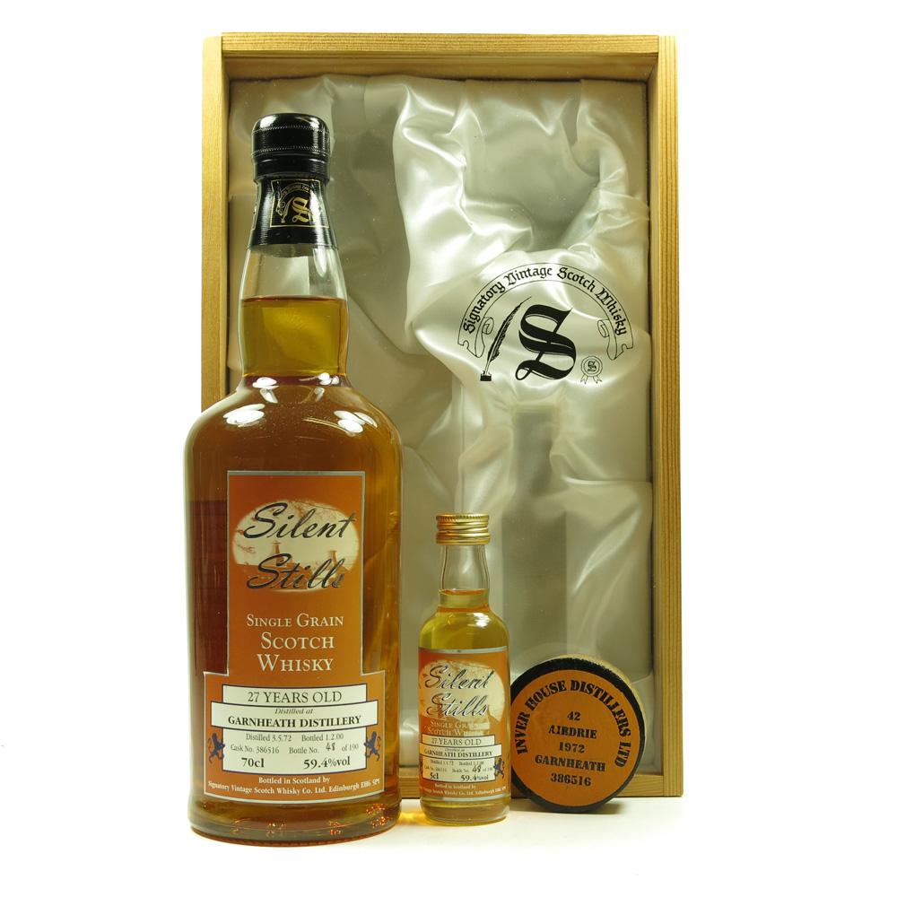 Garnheath 1972 Signatory Vintage 27 Year Old / Silent Stills Including Miniature