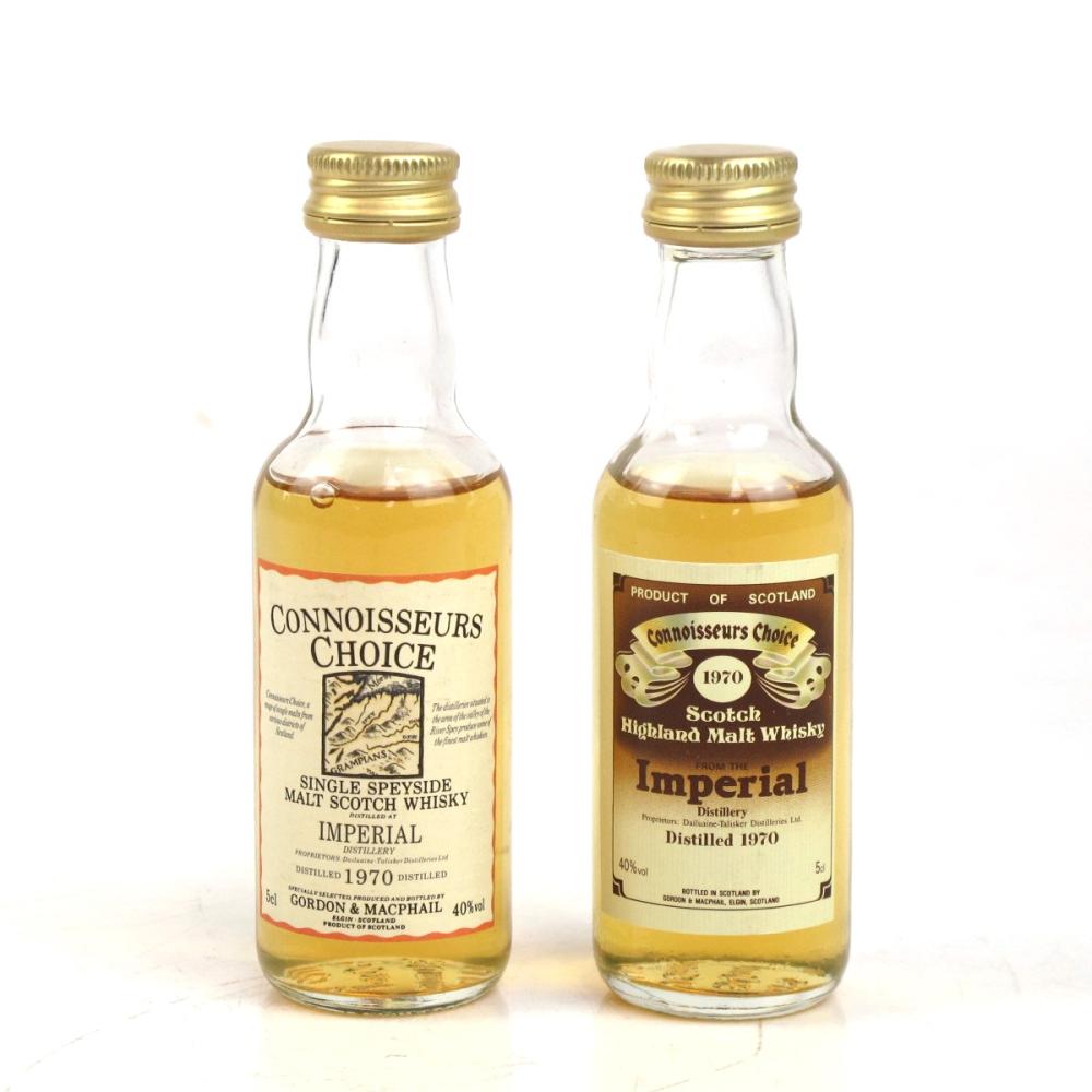 Imperial 1970 Gordon and MacPhail Miniatures 2 x 5cl