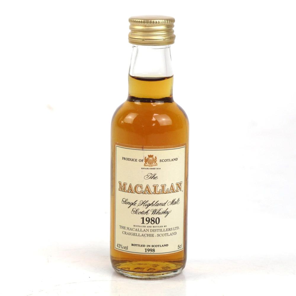 Macallan 1980 Bottled 1998 Miniature 5cl