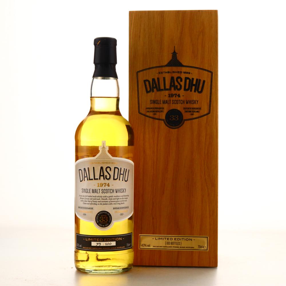 Dallas Dhu 1974 Single Cask 33 Year Old #2600 / Historic Scotland